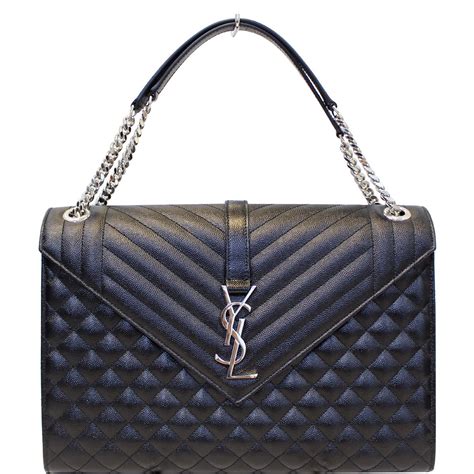 sac yves saint laurent noir matelassé|Saint Laurent.